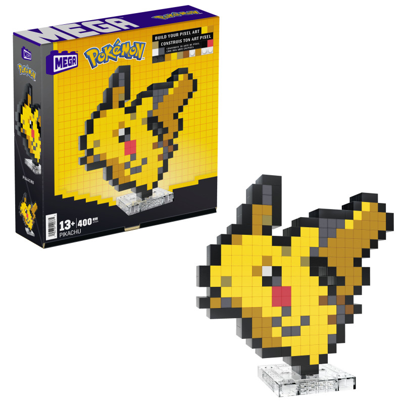 MEGA POKÉMON PIXEL ART PIKACHU