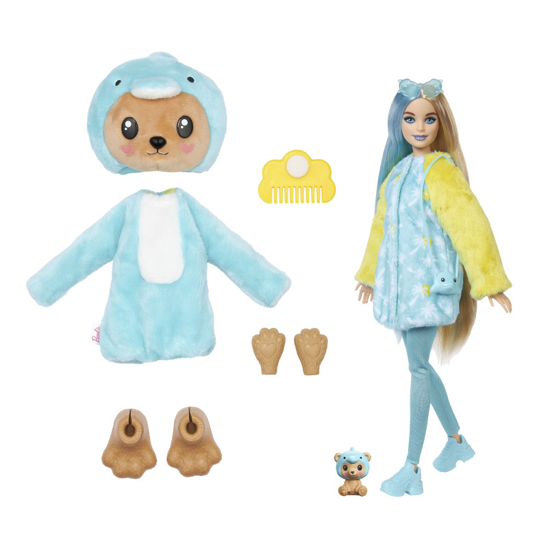 BARBIE CUTIE REVEAL COSTUME CUTIES -NUKKE SININEN