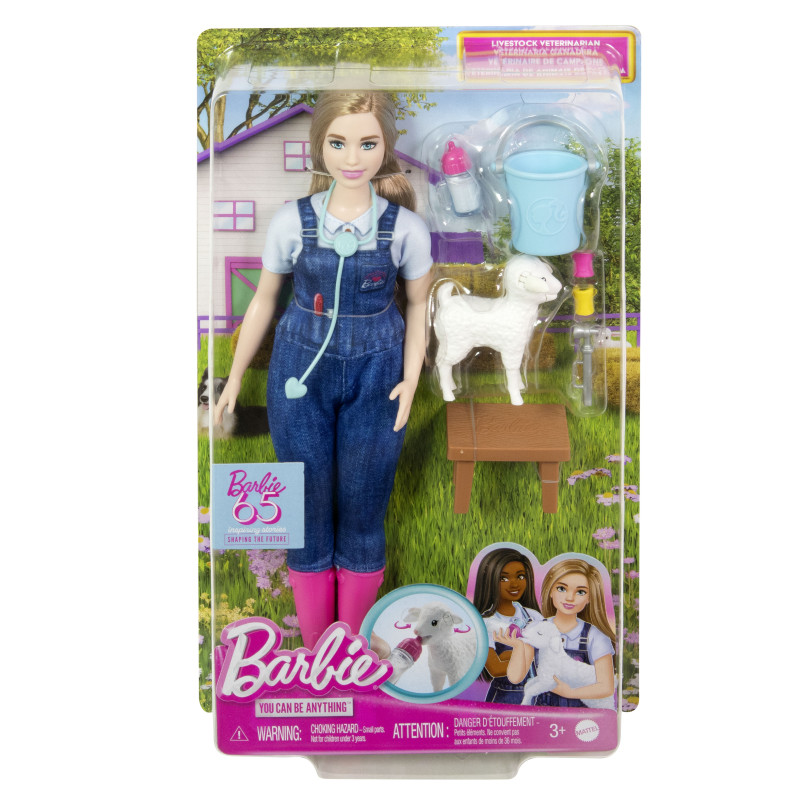 BARBIE MAATILAN ELÄINLÄÄKÄRI -NUKKE