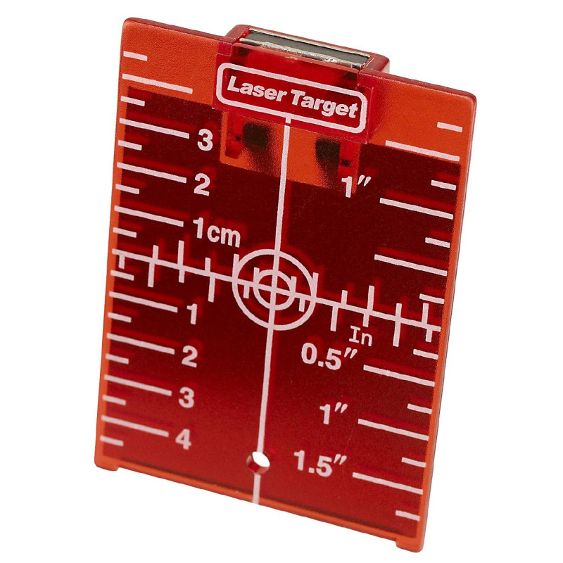 Limit Kohdistuskortti jalkatuella, magneettikiinnitys, punainen 105x75mm