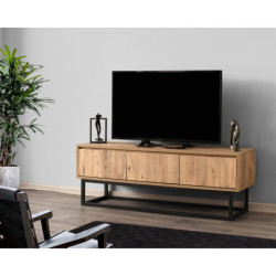 Chic Home Tiitus TV-taso 140 cm, ruskea/musta