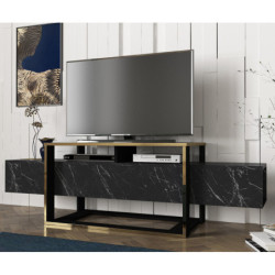 Chic Home Alika TV-taso 160 cm, musta/kulta