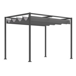 Outsunny Pergola 3x2m, Harmaa