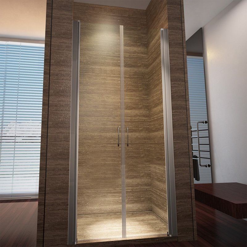 Lasiset suihkukaapin ovet 110 x 195 cm