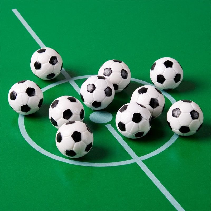10 jalkapallopöydän palloa 31mm