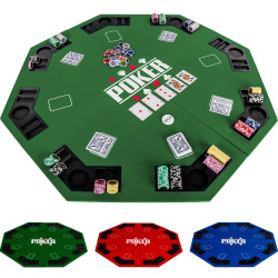 8 paikkainen pokerialusta, 3 eri väriä