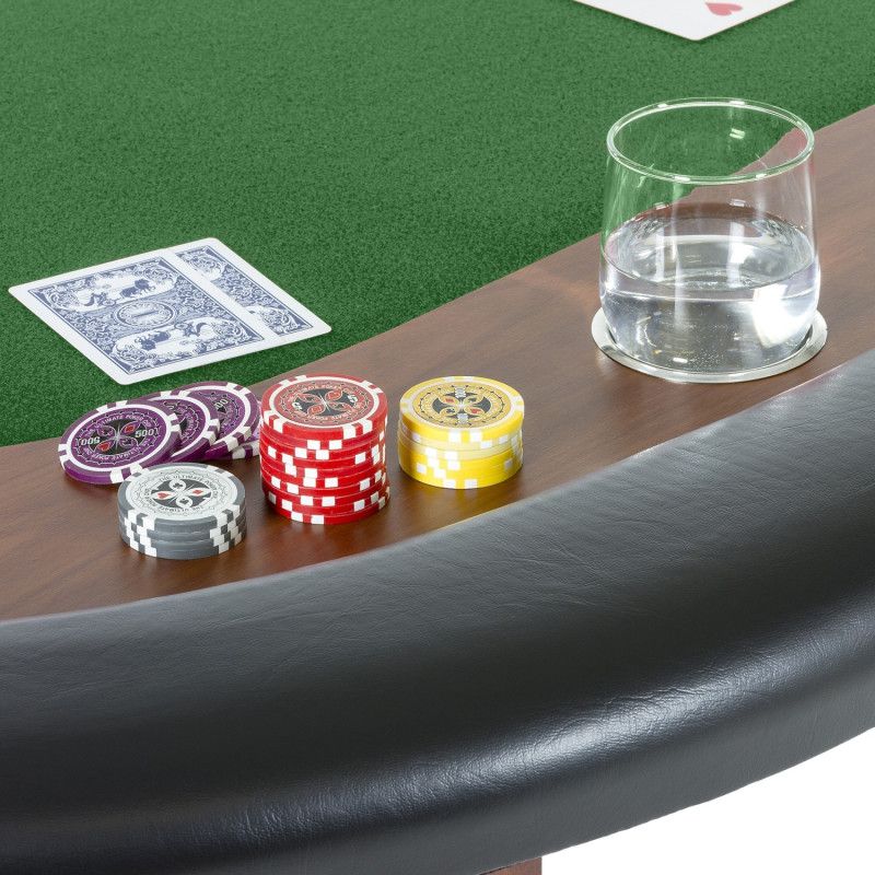 XXL Pokeripöytä "Royal flush", 3 eri väriä