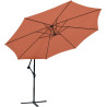 Oranssi Aurinkovarjo 350cm