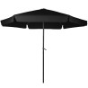 Musta Aurinkovarjo 250cm