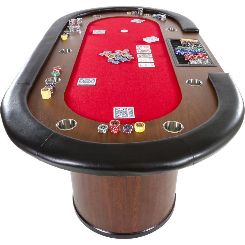 XXL Pokeripöytä "Royal flush", 3 eri väriä