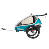 Qeridoo KidGoo1 polkupyörän peräkärry 2020, sininen tai harmaa
