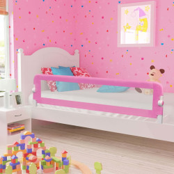 Turvalaita sänkyyn polyesteri 180x42 cm pinkki