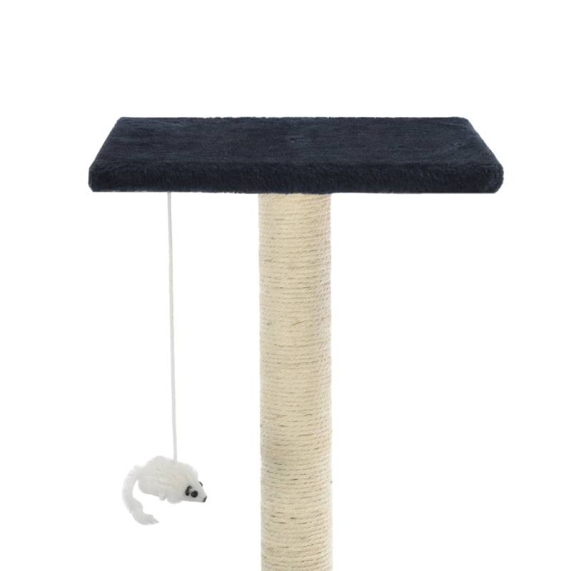 Kissan raapimispuu sisal-pylväillä 95 cm tummansininen