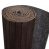 Tilanjakaja bambu 250x165 cm tummanruskea