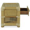 Yöpöytä 45x45x40 cm bambu luonnollinen