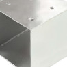 Tolppaliitin T-muoto galvanoitu metalli 81x81 mm