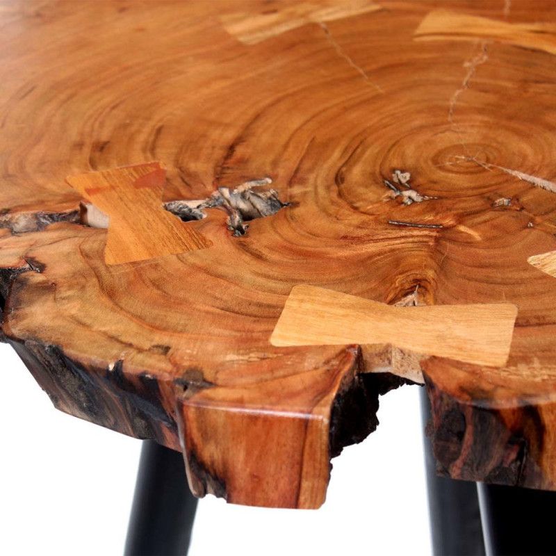 Baaripöytä Puunrunko Täysi Akaasiapuu (55-60)x110 cm