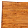 Ruokapöytä kiinteä puu seesamviimeistelyllä 180x90x76 cm