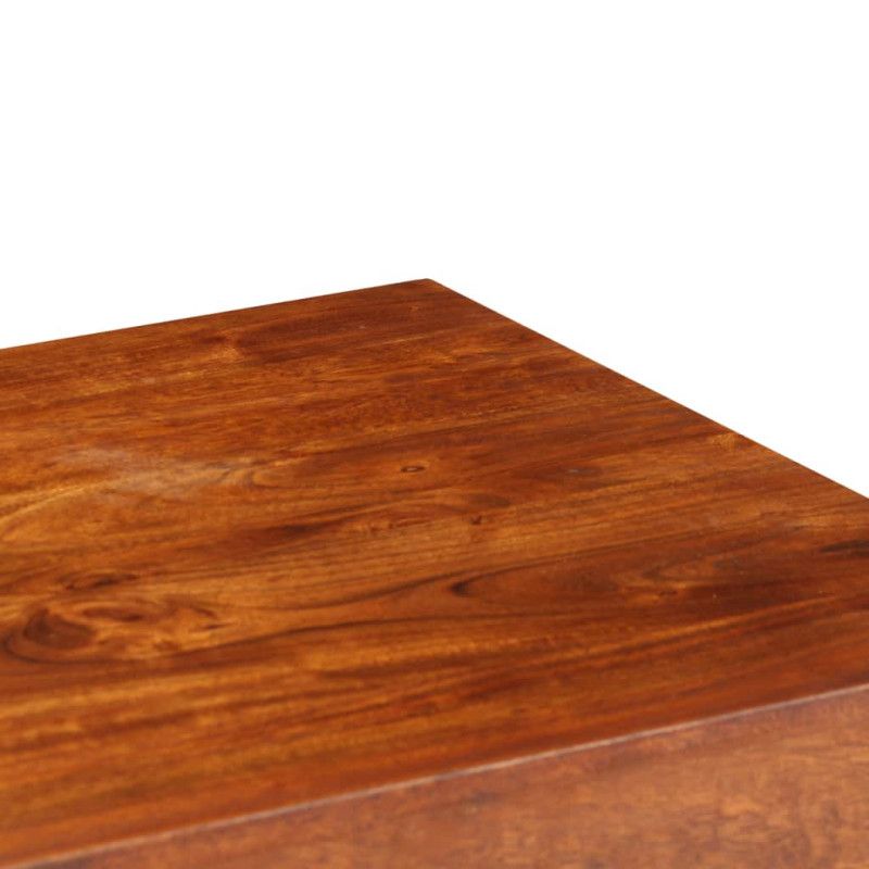 Työpöytä täysi akaasiapuu seesamviimeistelyllä 110x50x76 cm