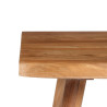 Kirjoituspöytä kiinteä akaasiapuu 110x50x76 cm