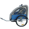 Polkupyörän Peräkärry Lapsille Lisäliittimellä Sininen 36 kg