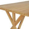 Puutarhapöytä 180x90x75 cm täysi tiikki