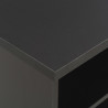 Baaripöytä musta 60x60x110 cm