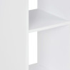 Baaripöytä valkoinen 60x60x110 cm