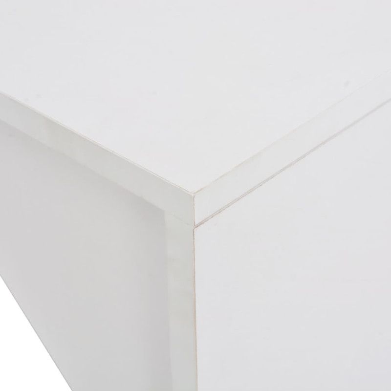 Baaripöytä kaapilla valkoinen 115x59x200 cm