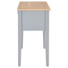 Kirjoituspöytä harmaa 109,5x45x77,5 cm puinen