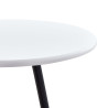 Baaripöytä valkoinen 60x107,5 cm MDF
