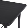 Baaripöytä musta 120x60x110 cm MDF