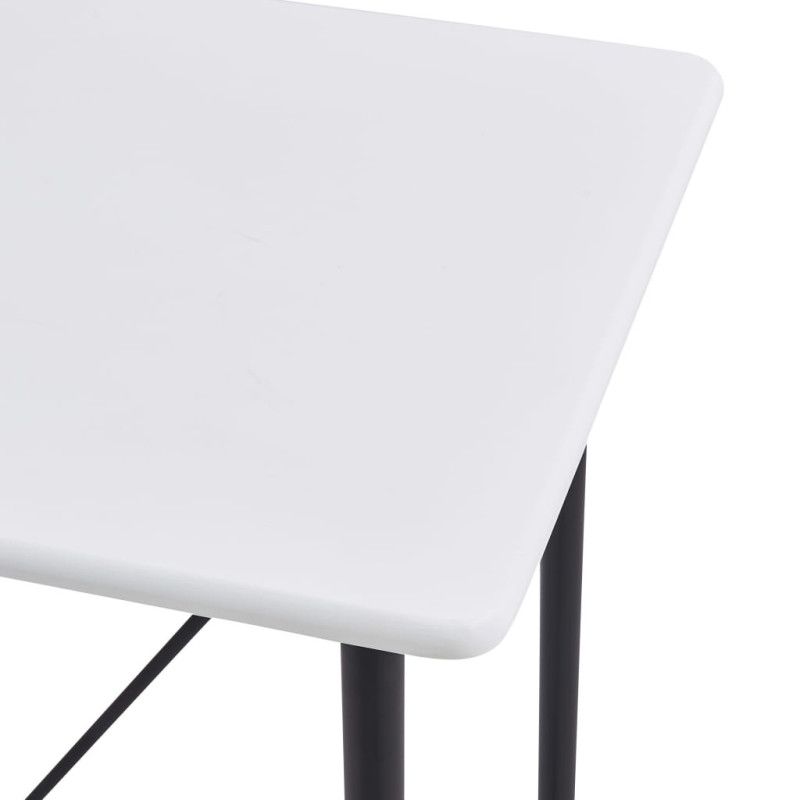 Baaripöytä valkoinen 120x60x110 cm MDF