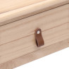 Kirjoituspöytä luonnollinen 110x45x76 cm puinen