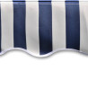 Markiisikangas sininen & valkoinen 4 x 3 m (ei sisällä runkoa)