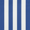 Sisäänkelattava markiisi 200x150 cm sininen ja valkoinen