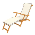 Katso puiset aurinkotuolit