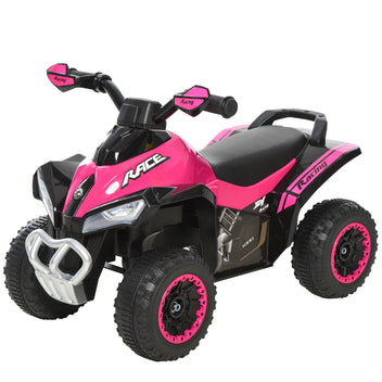 Lasten potkuauto LED-ajovaloilla ja musiikilla, 18–36 kk, pinkki