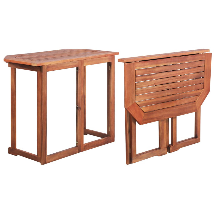 Bistrobord 90x50x75 cm massivt akaciaträ