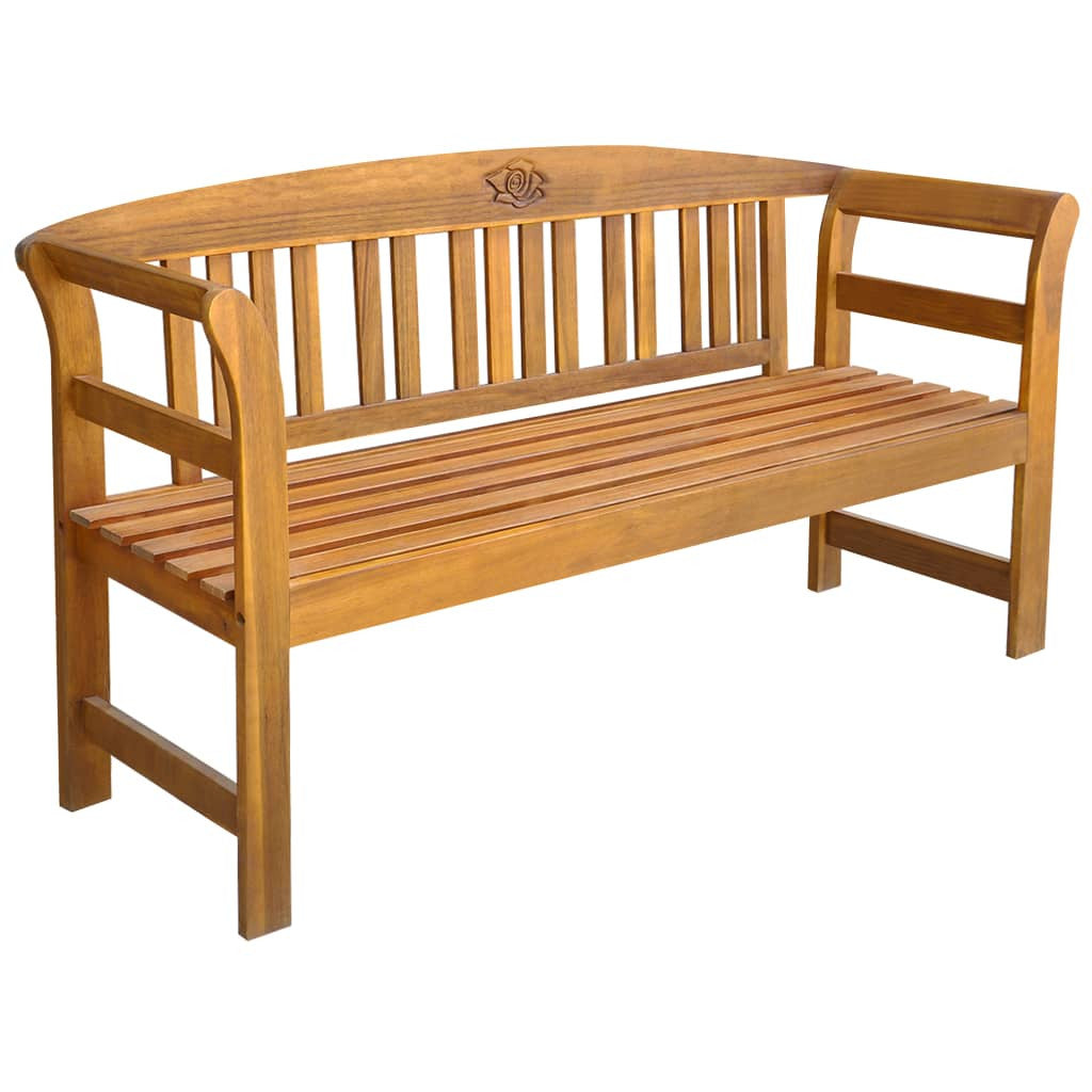 Trädgårdsbänk 157 cm akaciaträ