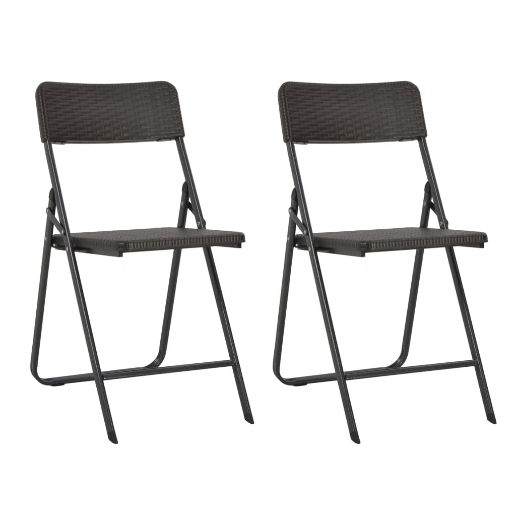 3-osainen Kokoontaittuva Bistrosarja HDPE ruskea