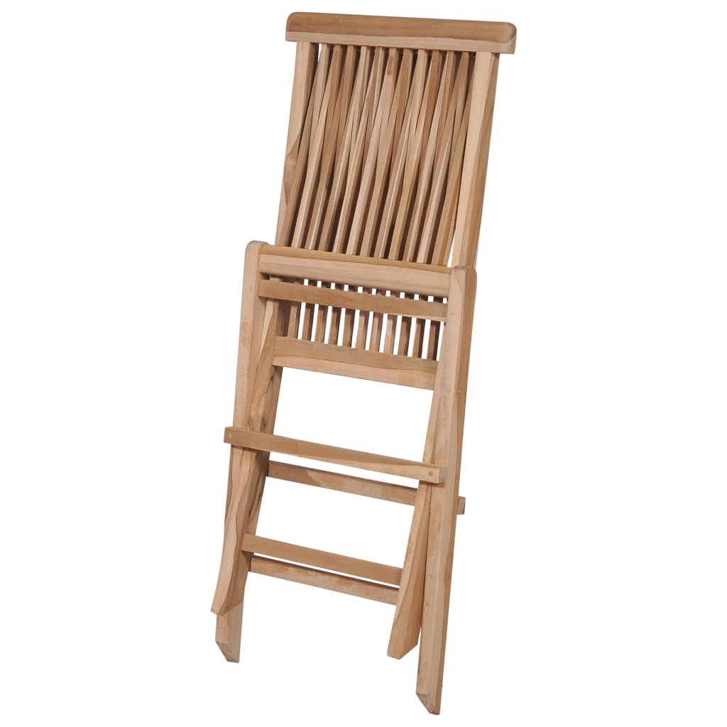 7-osainen Kokoontaitettava ulkoruokailuryhmä tiikki