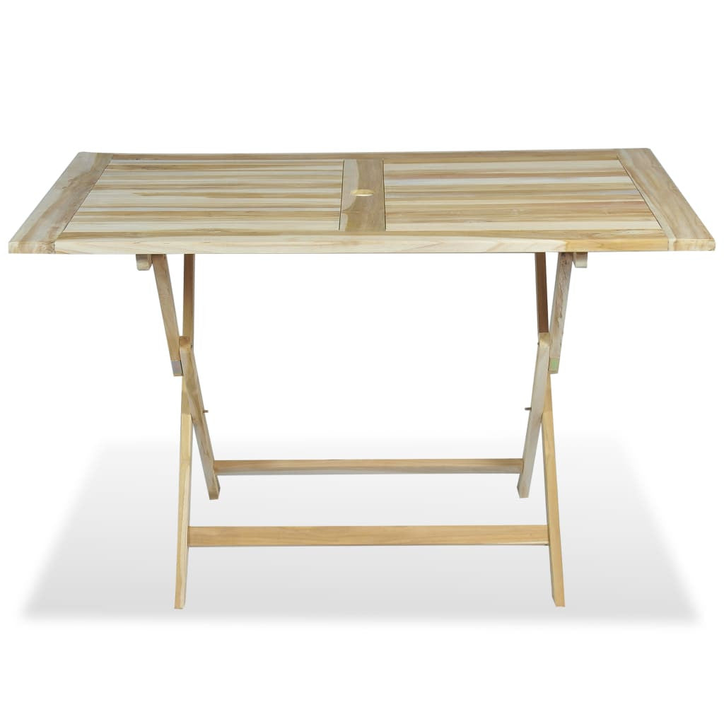 5-osainen Ulkoruokailuryhmä täysi tiikki