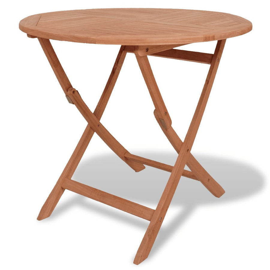 Fällbart trädgårdsbord 85x76 cm teak