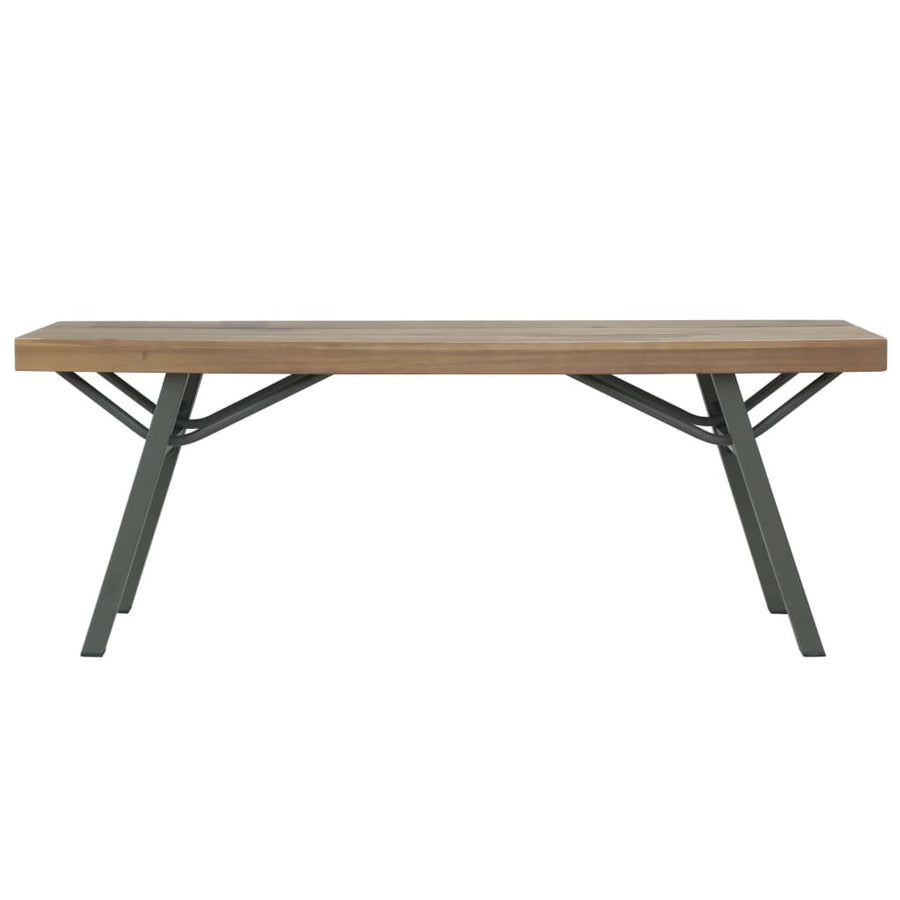 Puutarhapenkki 120 cm täysi akaasiapuu