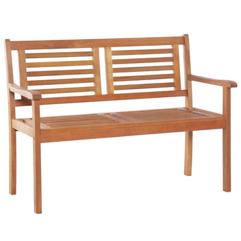 2-istuttava Puutarhapenkki 120 cm eukalyptuspuu