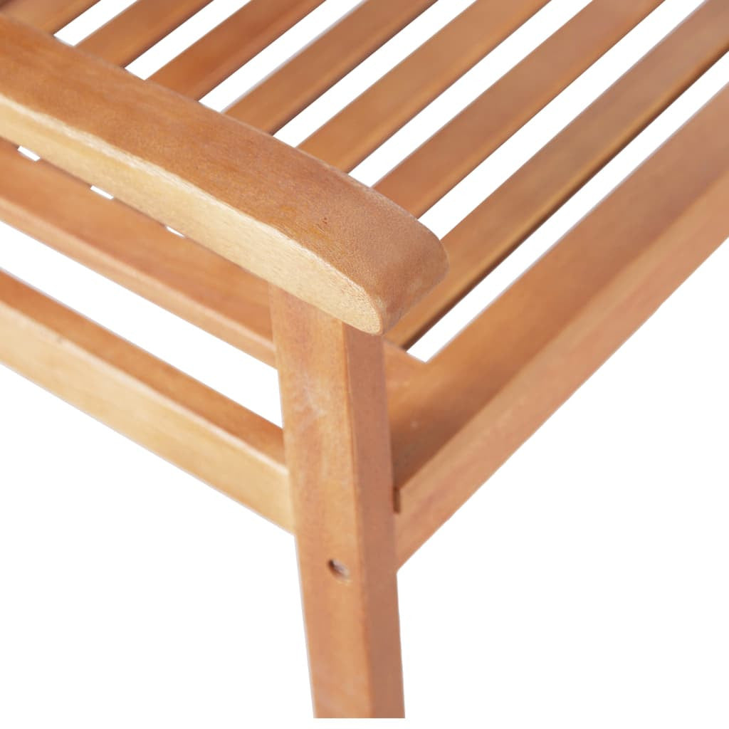 2-istuttava Puutarhapenkki 120 cm eukalyptuspuu