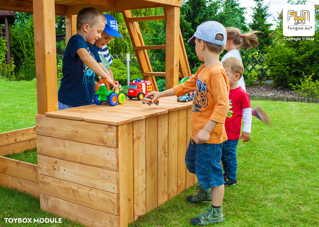Fungoo leikkikeskusten lisäosa Toybox