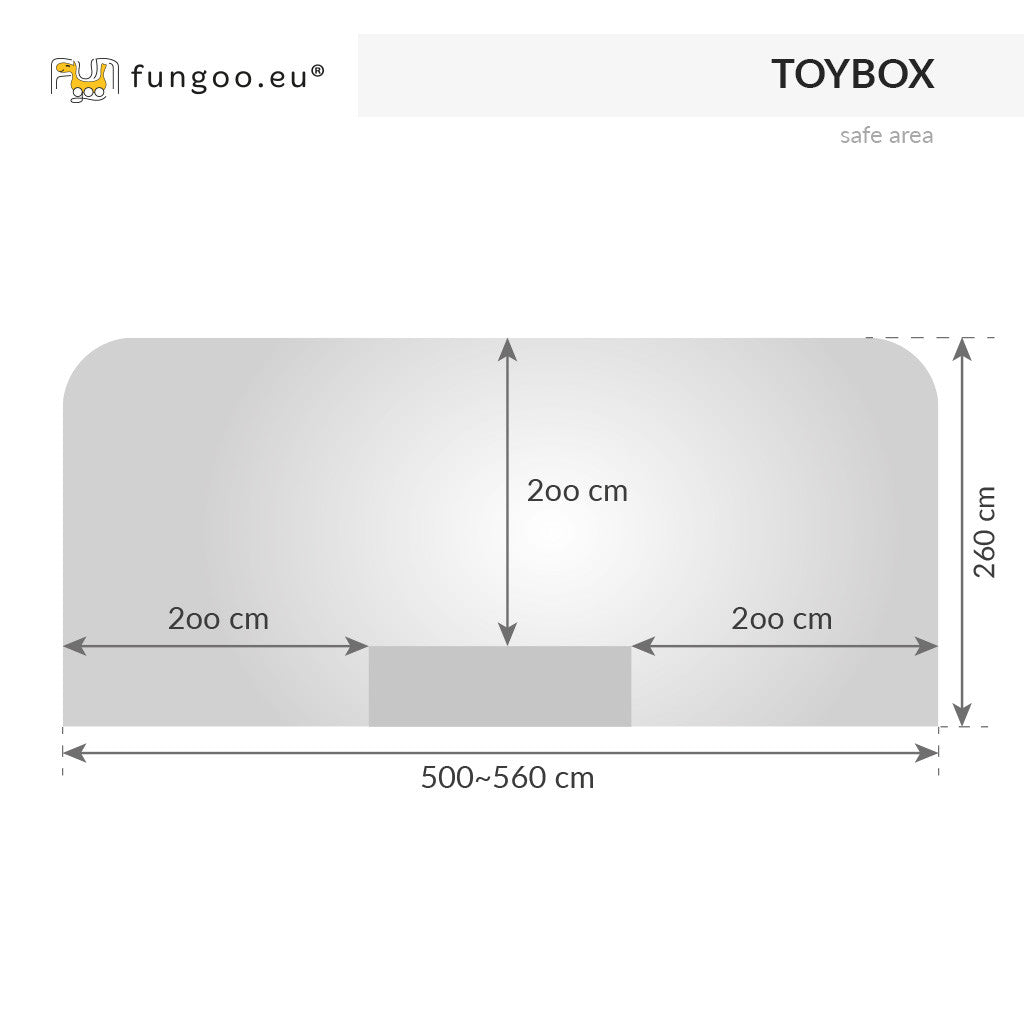 Fungoo leikkikeskusten lisäosa Toybox