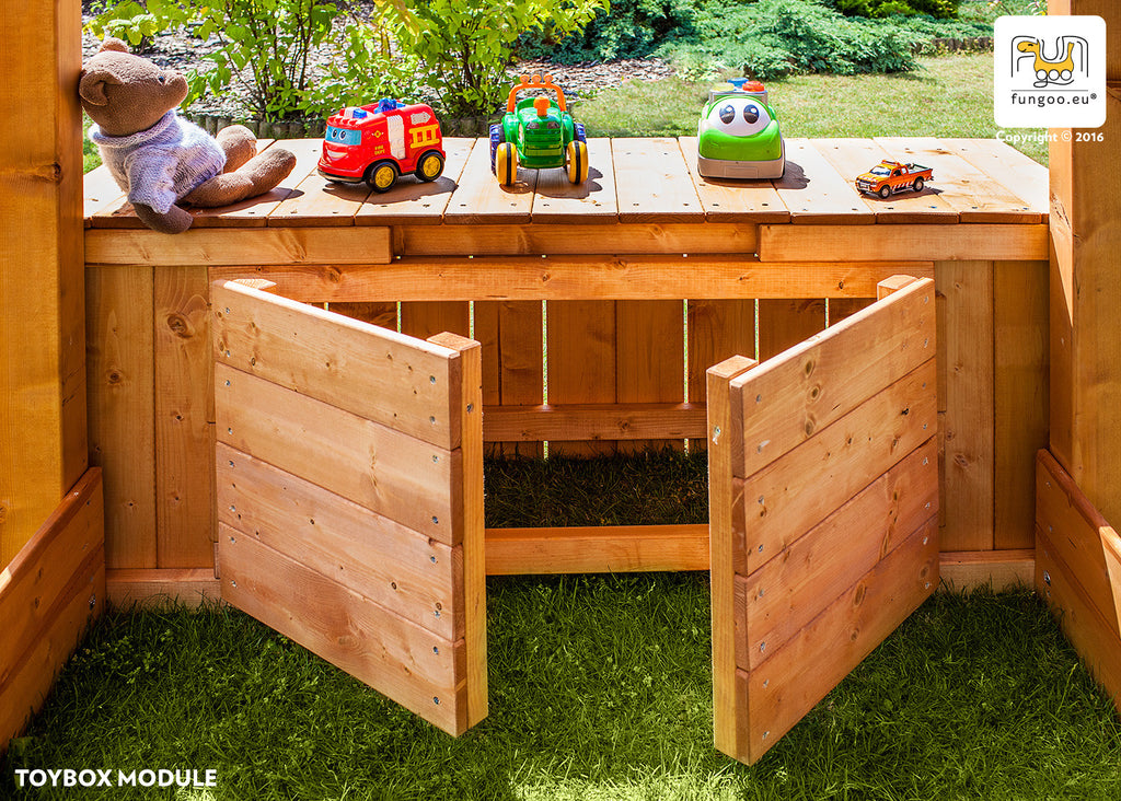 Fungoo leikkikeskusten lisäosa Toybox